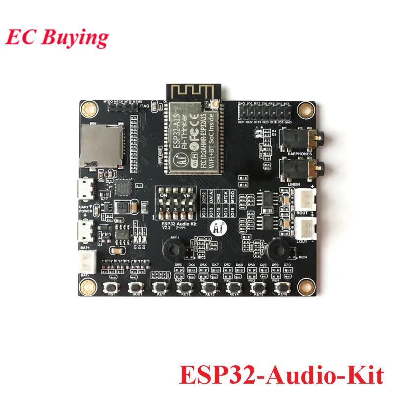 ESP32-Audio-Kit ESP32-Audio-Kit ESP32-Aduio-Kit ESP32-A1S ESP32 аудио макетная плата Bluetooth модуль беспроводного доступа Wi-Fi низкая Мощность двухъядерный 8 м PSRAM - Цвет: ESP32-Audio-Kit
