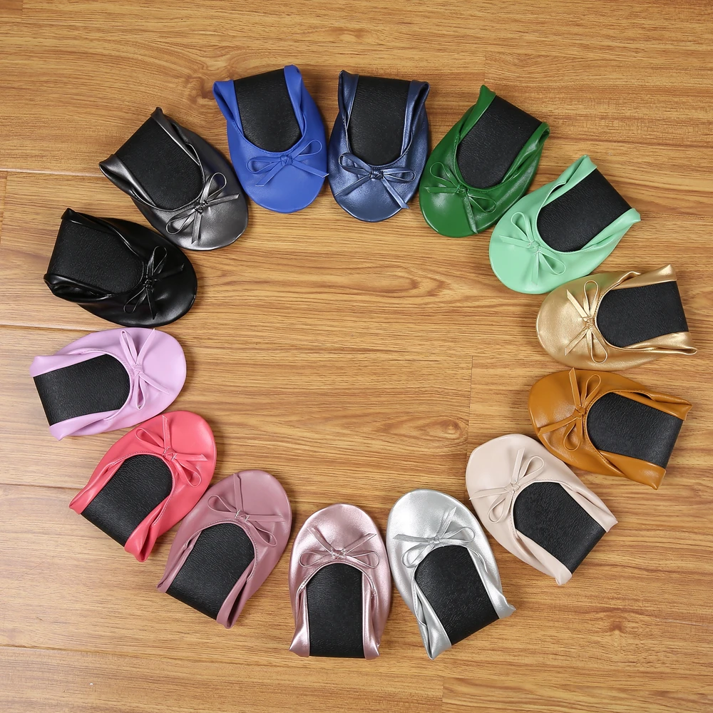 Foldable Ballet Flats - Portable Travel Shoe for After Party, Prom, Ballerina Flats. Perfect for Bridal Wedding and Parties. image 5