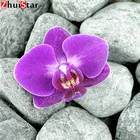 5d алмазная живопись фиолетово-Орхидея-камень полный дрель картина из квадратных стразов по доступной цене подарок, художественное украшение для дома, WHH