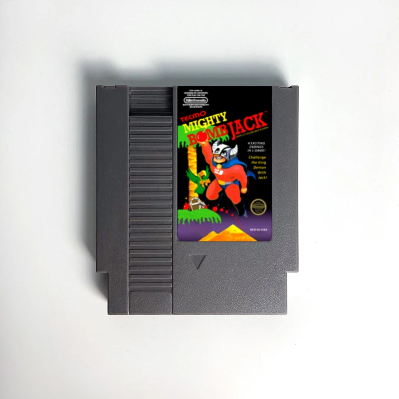 

Mighty Bomb Jack Game Cartridge For NES Console 72 Pins