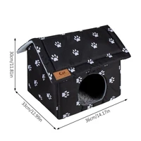 new waterproof outdoor pet sleeping house thickened cat nest tent cabin pet bed tent cat kennel portable nest pet cat dog house