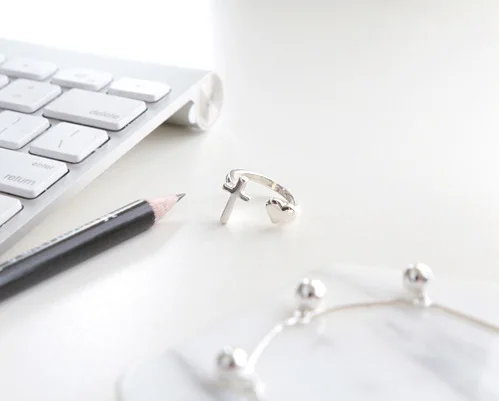 Серебряные кольца с крестом Kindey ручной работы регулируемый размер для мужчин и