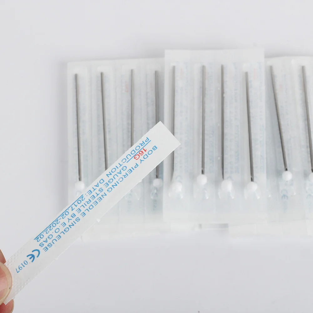 

100pcs 16G Needles Mixed Size Supply Body Needles Machine Tool Supply