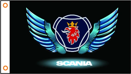 

Car Flag Scania Banner 3ftx5ft 100% Polyester