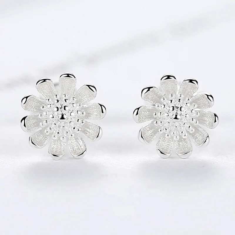 Женские серьги-гвоздики из серебра 925 пробы | Украшения и аксессуары