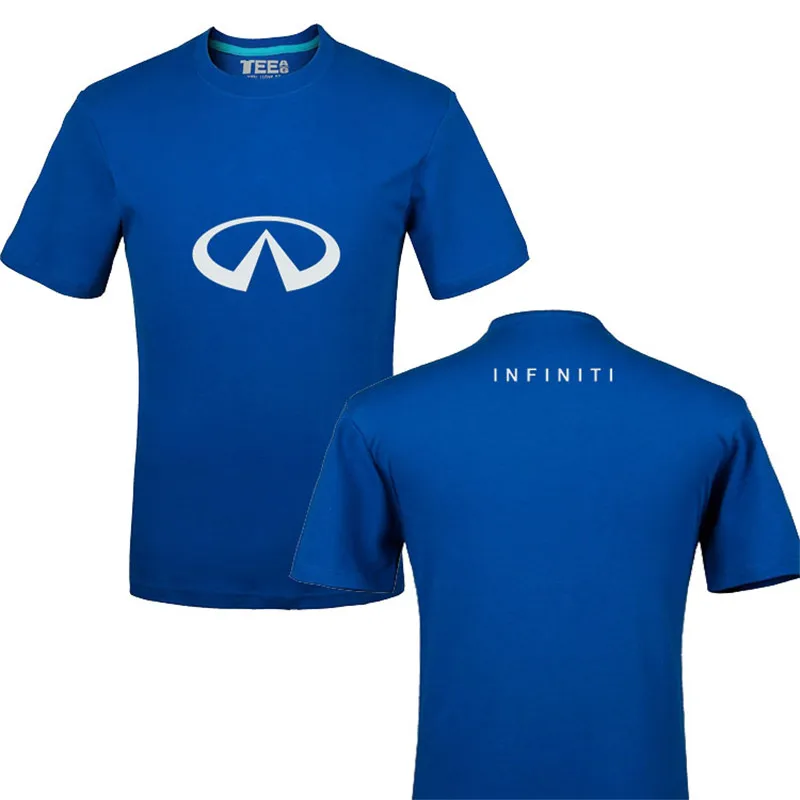 

2020 Tshirts Creative design Infiniti logo t shirt solid color cotton T Shirt Men's New Arrival Style Short Sleeve Men t-shirt