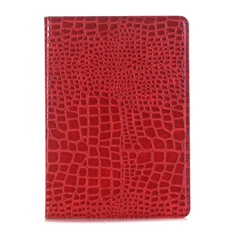 Red Крокодил Coque для iPad 7 10,2 чехол A2200 A2233 A2198 и отделением для карт из искусственной кожи с подставкой противоударный чехол для iPad 10,2 чехол - Цвет: Red