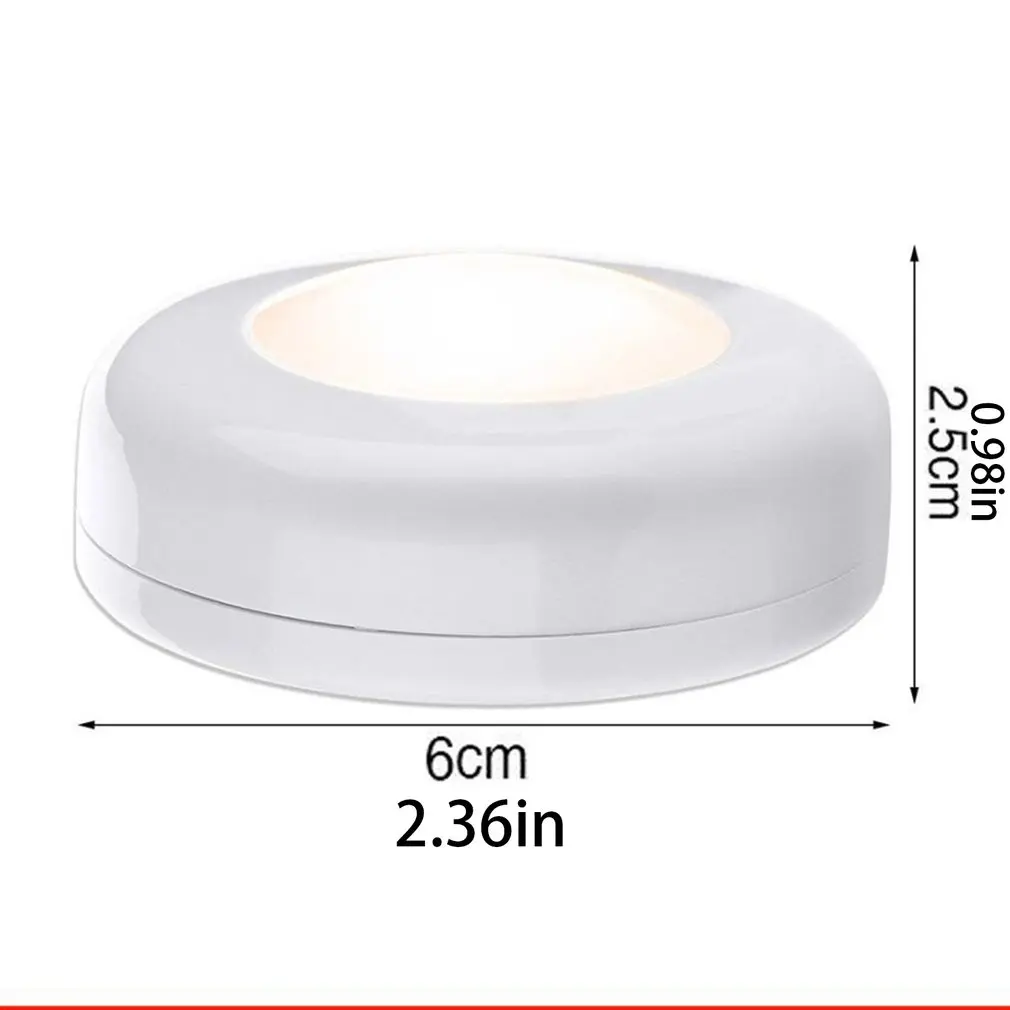 

White Warm Light Remote Control Two Color Lamp Suit Battery Powered Cabinet Lamp Led Night Light For Kitchen Stairs