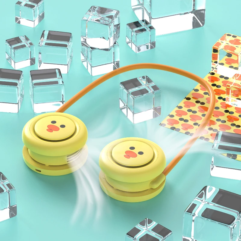 Летняя Шея вентилятор USB Портативный бесшумный Электрический мини охлаждающий с