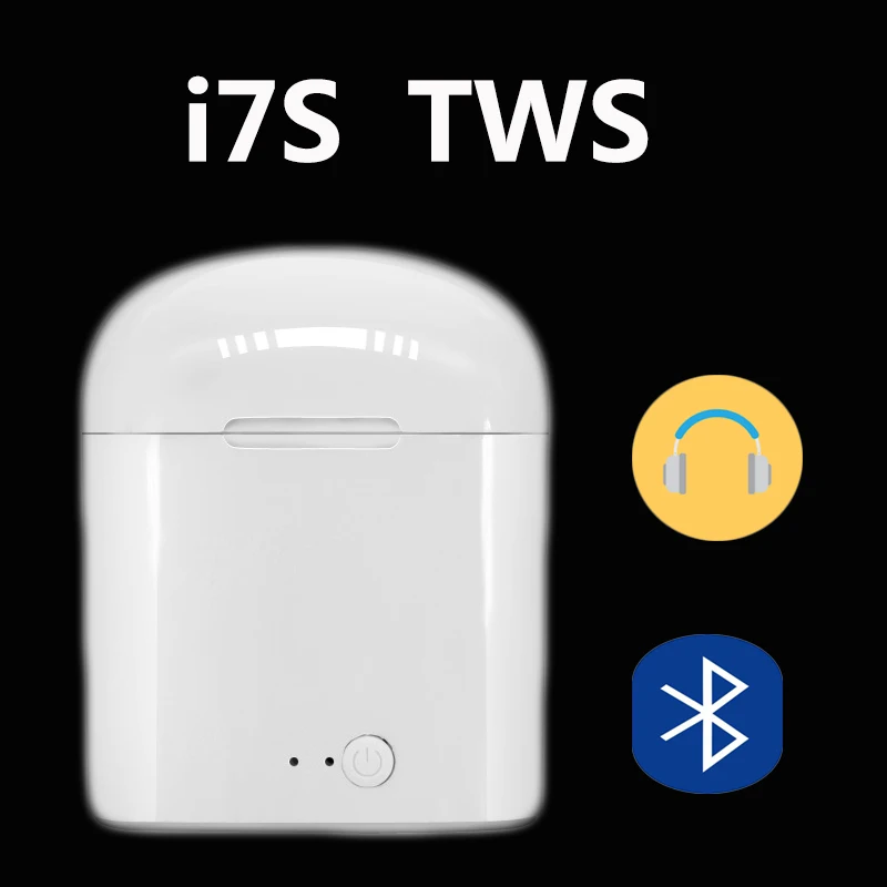 Беспроводные наушники i7s TWS Bluetooth 5 0 спортивные наушники-вкладыши гарнитура с