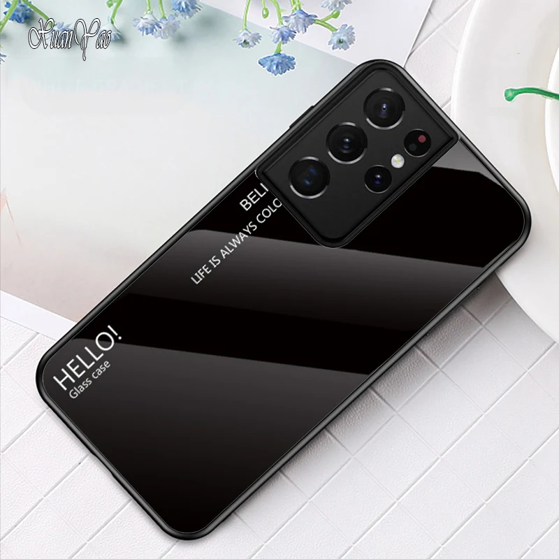 Чехол S21FE XUANYAO Жесткий для Samsung Galaxy S21 Ultra силиконовый мягкий чехол с рамкой Plus