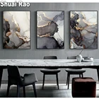 3 предмета серый абстрактный Золотой класса люкс Алмазная вышивка Алмазная мозаика Триптих 5d Картина пейзаж Искусство дома подарок на Рождество,