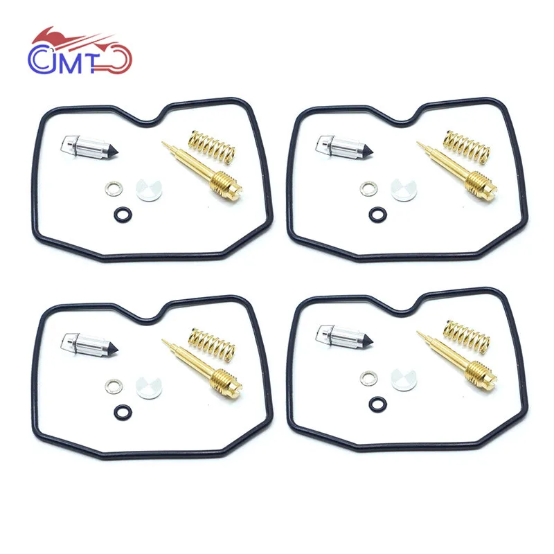 For Kawasaki ZRX1100 ZRX1200 ZRX 1100 1200 Carburetor Carb Repair Kit Diaphragm Membranes Float Valve Pilot Screws 4 Sets | Автомобили и