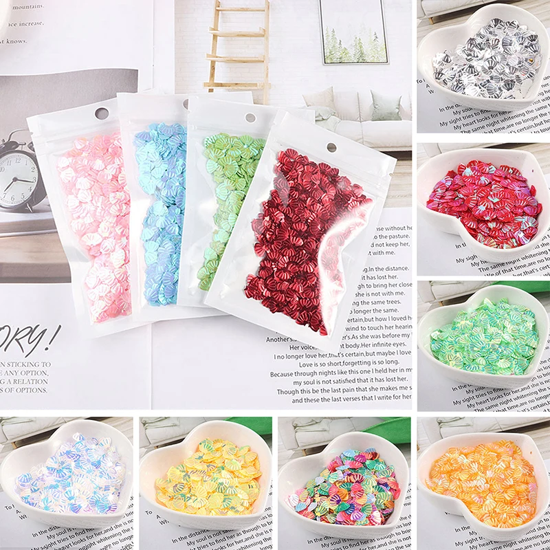 Морская раковина ПВХ свободные блёстки цветы для плотов пайетки Сделай Сам