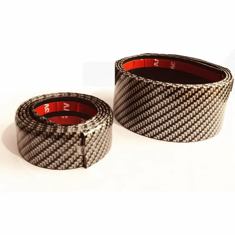 Новые популярные резиновые наклейки из углеродного волокна для кузова