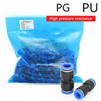 100PCS PU PV L type 90 Degree 2-way Pipe Connector Pneumatic Fitting Plastic 4mm 6mm 8mm Staght Push In Quick Slip Lock Fittings