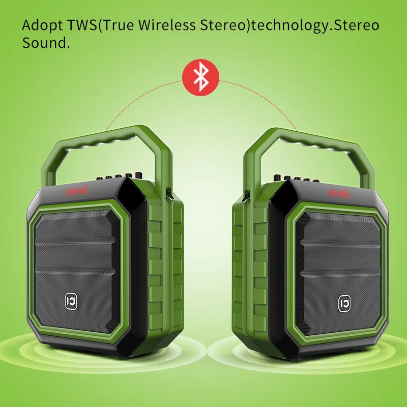 Входное устройство HIFI караоке динамик беспроводной стерео портативный сабвуфер