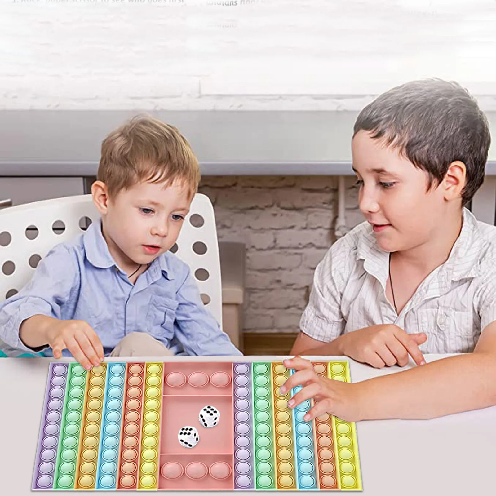 

Children's Fingertip Push-Silicone Fidget Desktop Stress Relief Sensory Toys Autism Needs Anti-stress Toys for Adult Children
