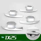 Для Hyundai Creta IX25 2015-2020 Автомобильная Дверная ручка Крышка дверная чаша тянуть хромированной внешней отделки молдинг украшение