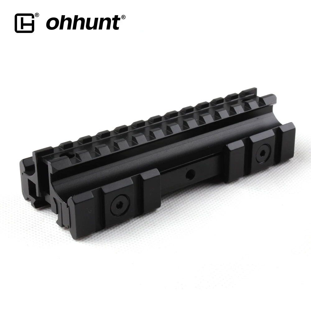 

Тактическое Полноразмерное крепление ohhunt в стиле Пикатинни, крепления с регулируемыми боковыми вкладками AR15, матовое покрытие с плоским ве...