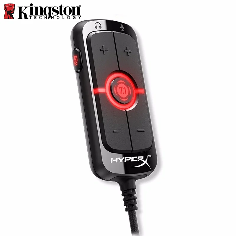 Kingston HyperX AMP7.1 виртуальный объемный звук звуковая карта пульт дистанционного