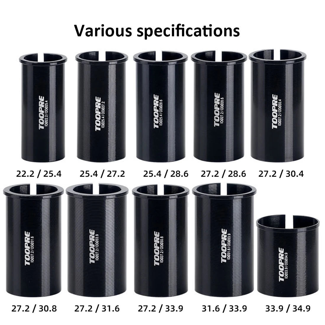 

Bicycle Post Tube Sleeve MTB Bike Post Adapter Alloy SeatPost Tube Reducing Turn Sleeve Mountain Bicycle Cycling Parts