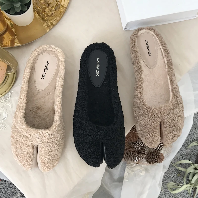 Женская обувь таби уличные тапочки ниндзя в японском стиле креативные шлепанцы