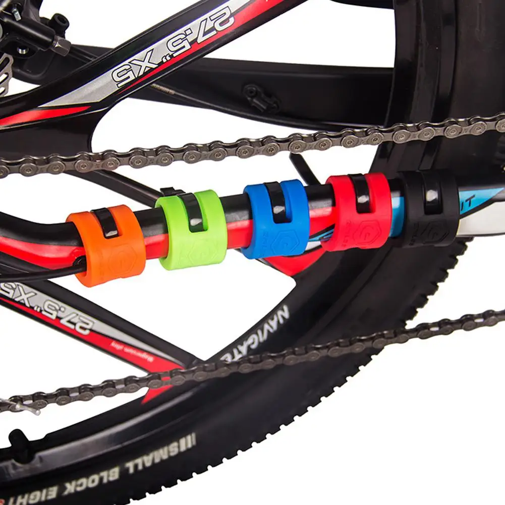 Road Bbike Mountain Bike Bicycle Front Rear Fork Cover Protection Rubber Anti Scratch Chain Guard Parts | Спорт и развлечения