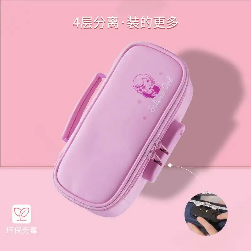 Канцтовары для мальчиков и девочек сумка карандаш большой объем комбинированный