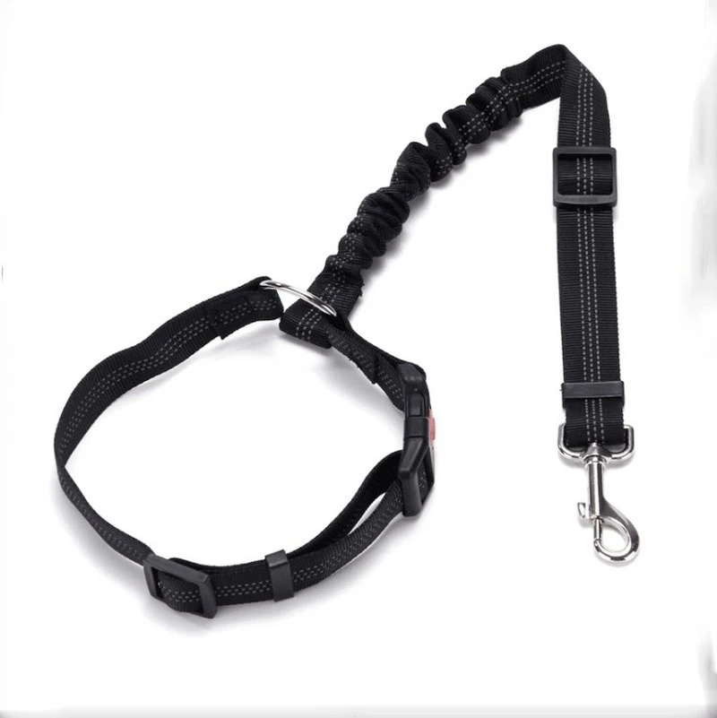

Dog traction rope nylon free movement pet supplies drawstring collar jogging lead rope adjustable belt traction car belt rope