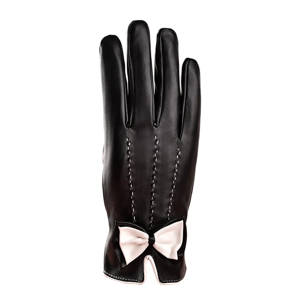 Новые женские перчатки из натуральной кожи зимние теплые мягкие меховые с