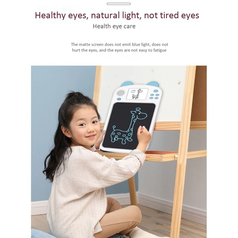 

Children's Drawing Board 2.8 Inch Display Screen 8.4 Inch Handwriting LCD Screen Home Handwriting Board for Children