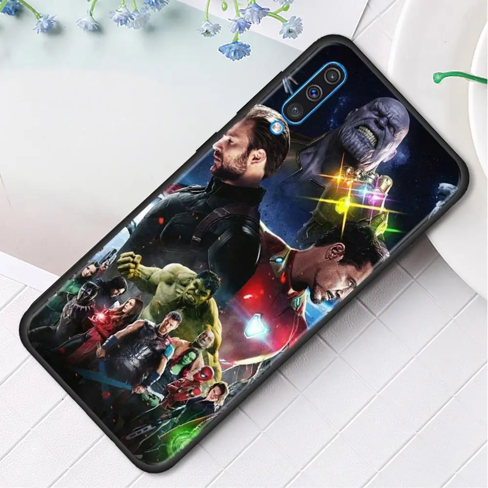 Marvel Avengers Super Heroes Phone Case For Xiaomi Redmi Note 11 10 9 9s 9T 8 8T 7 Pro Max Cover For Redmi K40 9 9A 9C 9T Shell