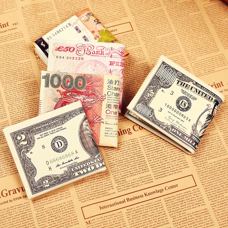 Coin Pattern Wallet Male Personality Creative Ladies Wallets Ultra-thin Short Purse 3 | Багаж и сумки