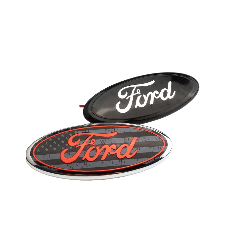 

7/9 Inch Car Front Hood Emblem Badge Auto Rear Trunk Sticker for Ford Logo F150 F250 Explorer Focus MK2 Fiesta MK7 Mondeo Fusion