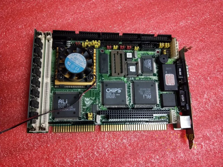 Подходит для SBC 455 486DX4 CPU CARD REV: B1 IPC материнская плата|Материнские платы| |