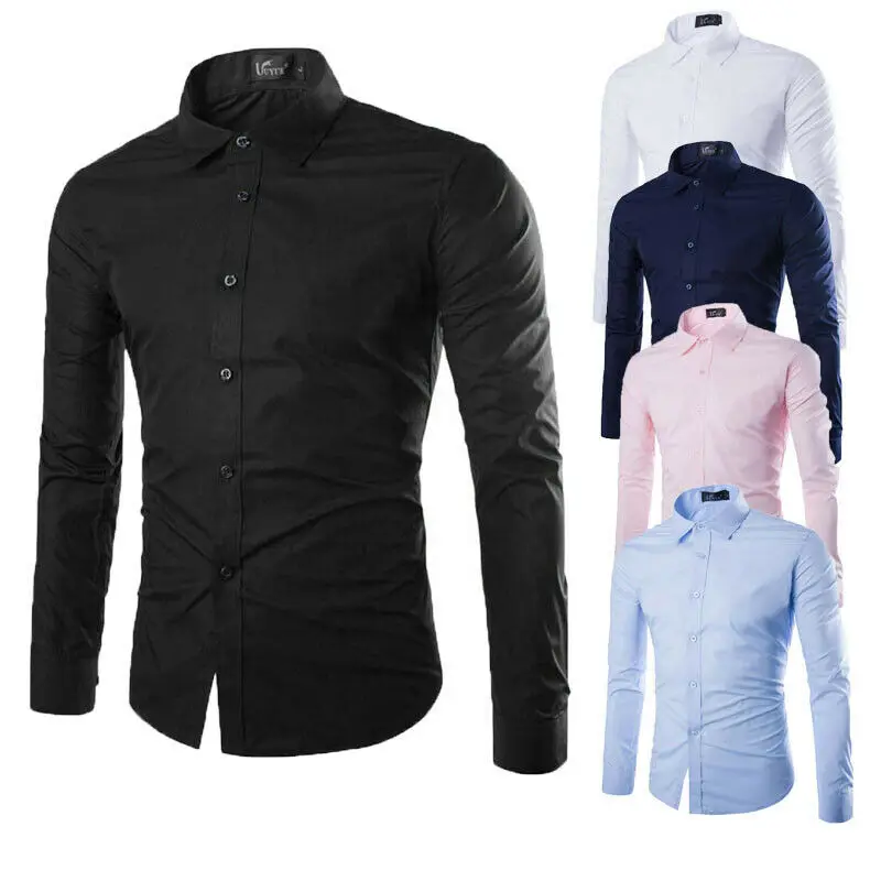 Мужская деловая Повседневная рубашка Осенний Белый однобортный Кардиган с