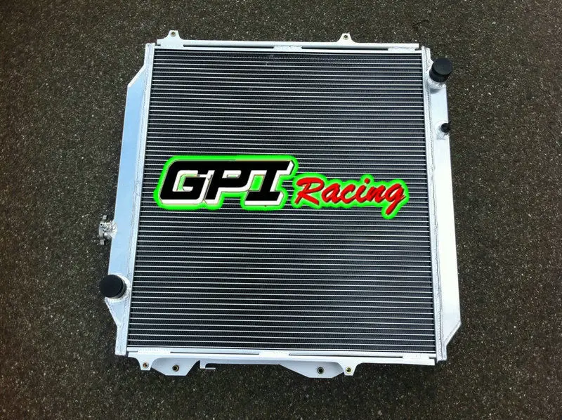 Алюминий радиатор + кулер вентилятор для TOYOTA Hilux Surf KZN185 3.0L дизель 1996-2002
