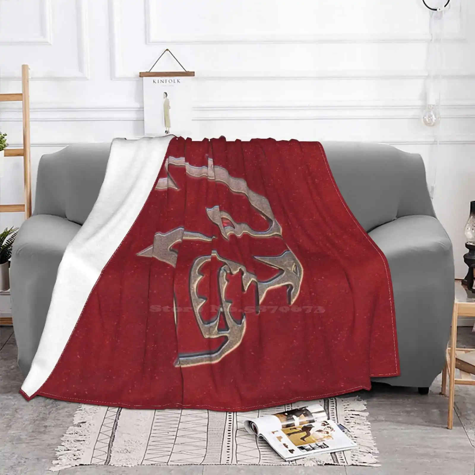 Одеяло воздушное мягкое теплое легкое Октановое красное | Дом и сад