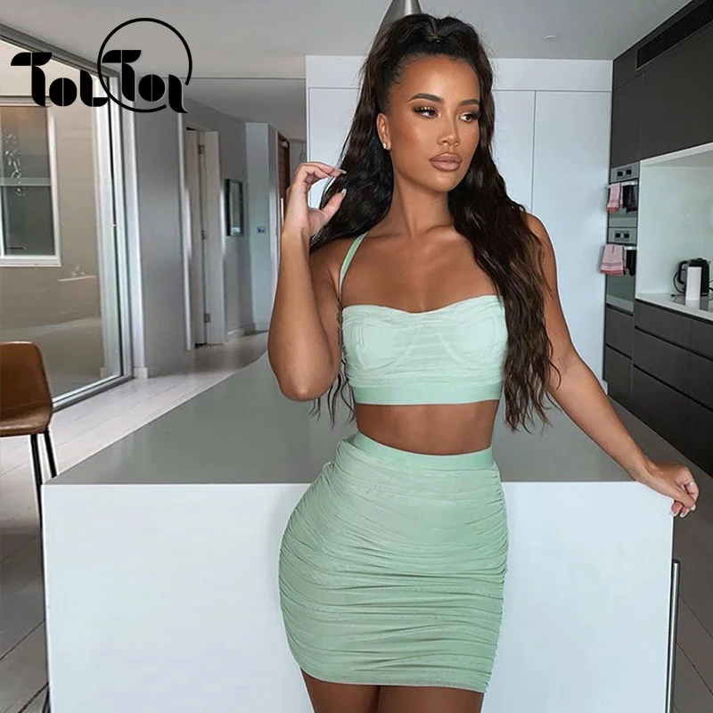 Однотонное облегающее платье с рюшами женские сетчатые сексуальные платья из