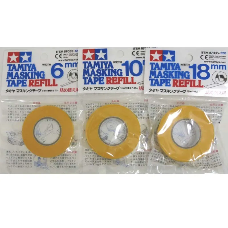 Изоляционная Лента Tamiya 6 мм-10 мм-18 мм 3 рулона 87033-87034-87035 | Инструменты