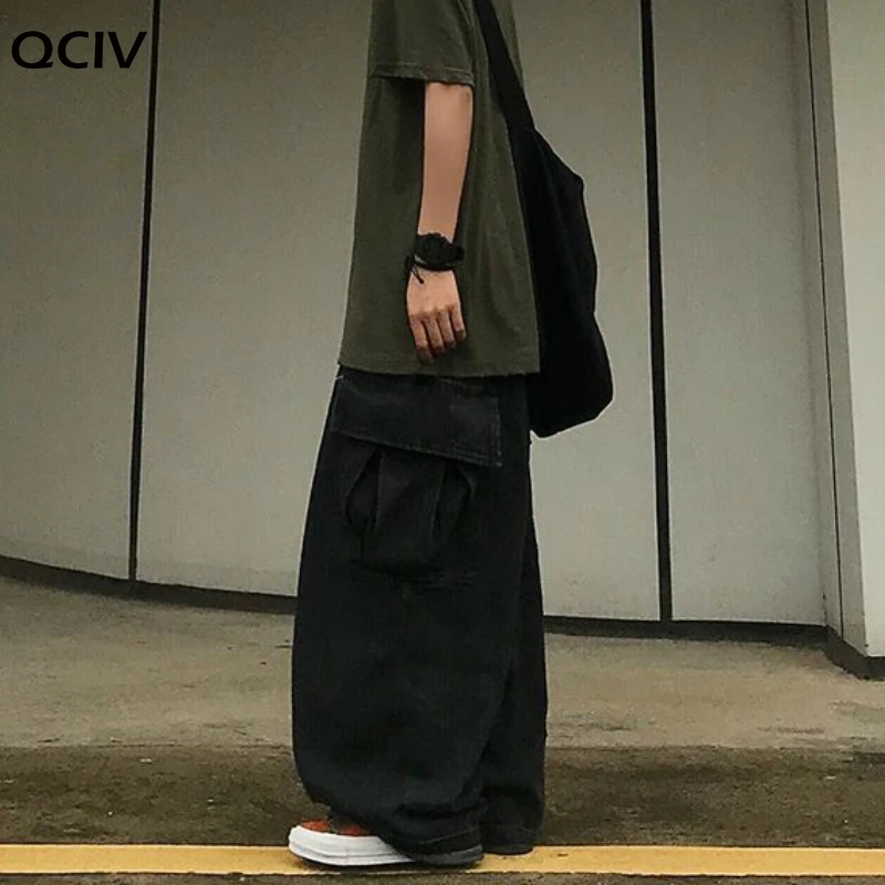Jeans Women Harajuku Retro Unisex Cargo Trouser Slouchy Jean Baggy Ins Popular Japanese Streetwear Mopping Casual Kpop Autumn