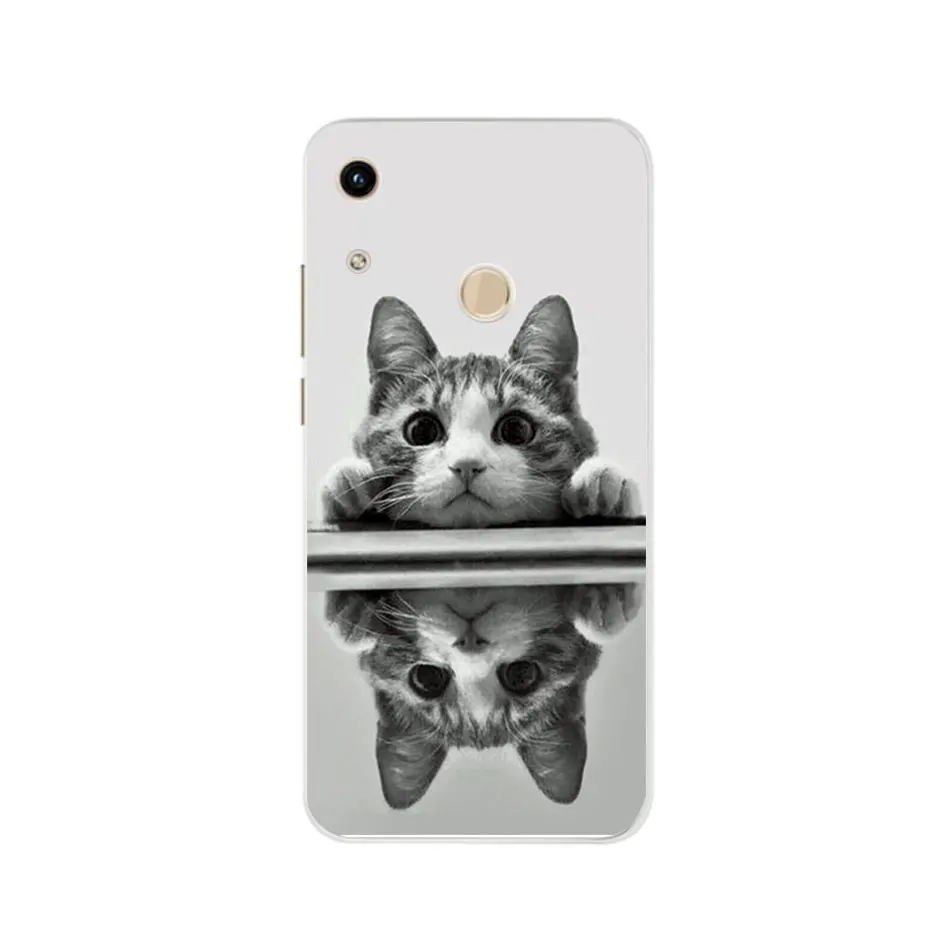 Светло-Серый Для huawei Honor 8A чехол 6,09 Мягкий ТПУ силиконовый бампер на Honor 8A чехол s для huawei Honor 8A JAT-LX1 чехол для телефона задняя крышка - Цвет: Светло-Серый