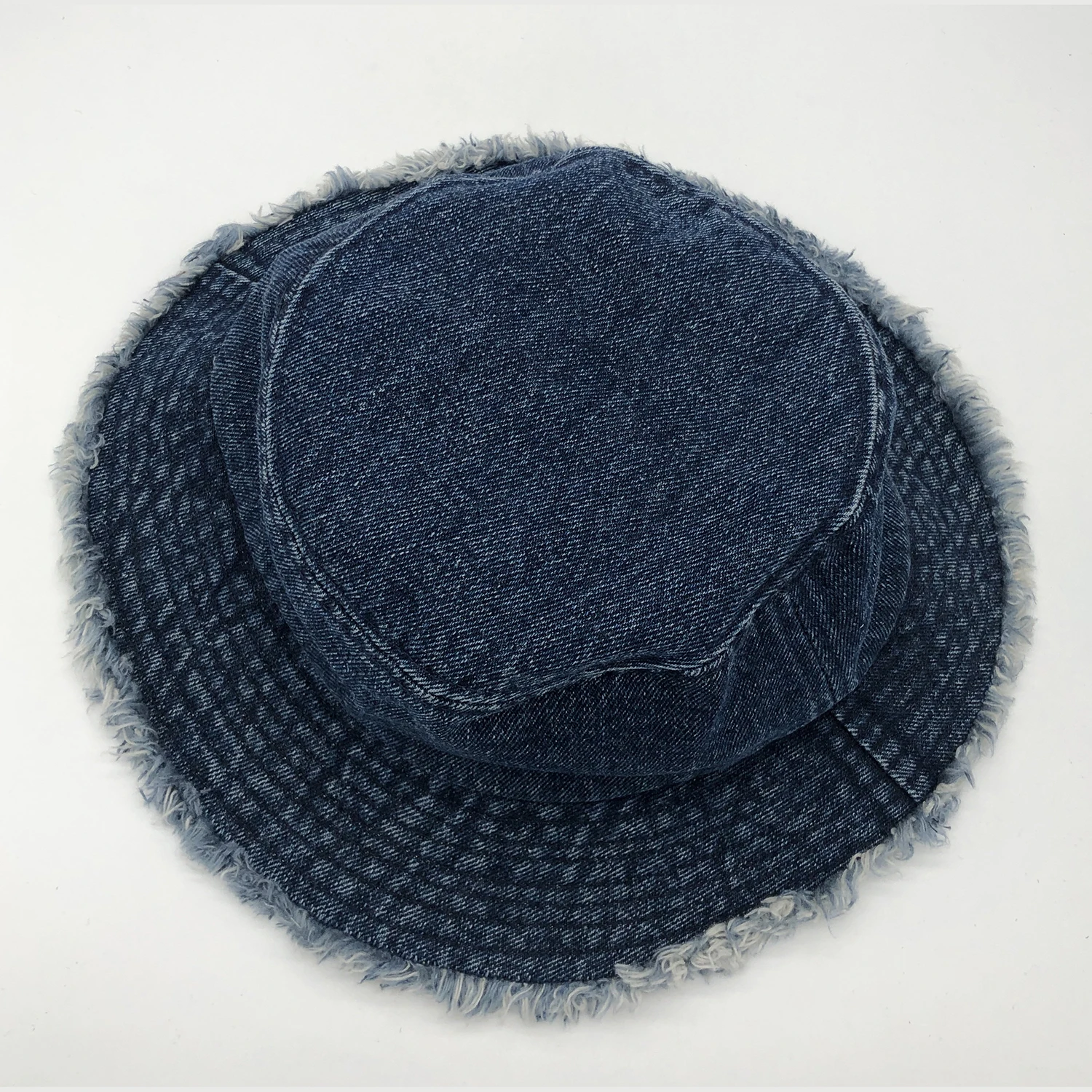 Джинсовые шляпы с дикими полями вымытые джинсы темным камнем кепки вышивкой от