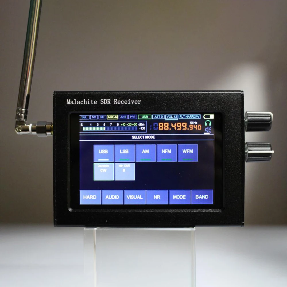 

50Khz-2GHz Register Code Malachite SDR Radio Malahit DSP SDR Receiver Support Online DFU Update Firmware Antenna USB Cable