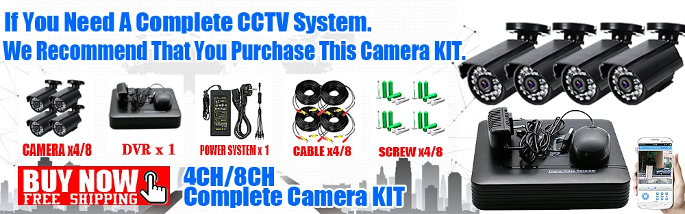 HD 4CH 8ch 1080N 5в1 AHD DVR комплект CCTV система 1 ТБ 2 HDD 1080P водонепроницаемая/цилиндрическая