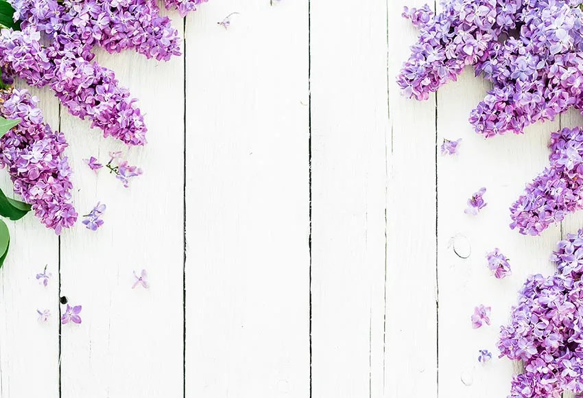 

Vinyl wood purple flowers Photography Backdrops Photography Backdrops kids Party Background Photo Studio Props