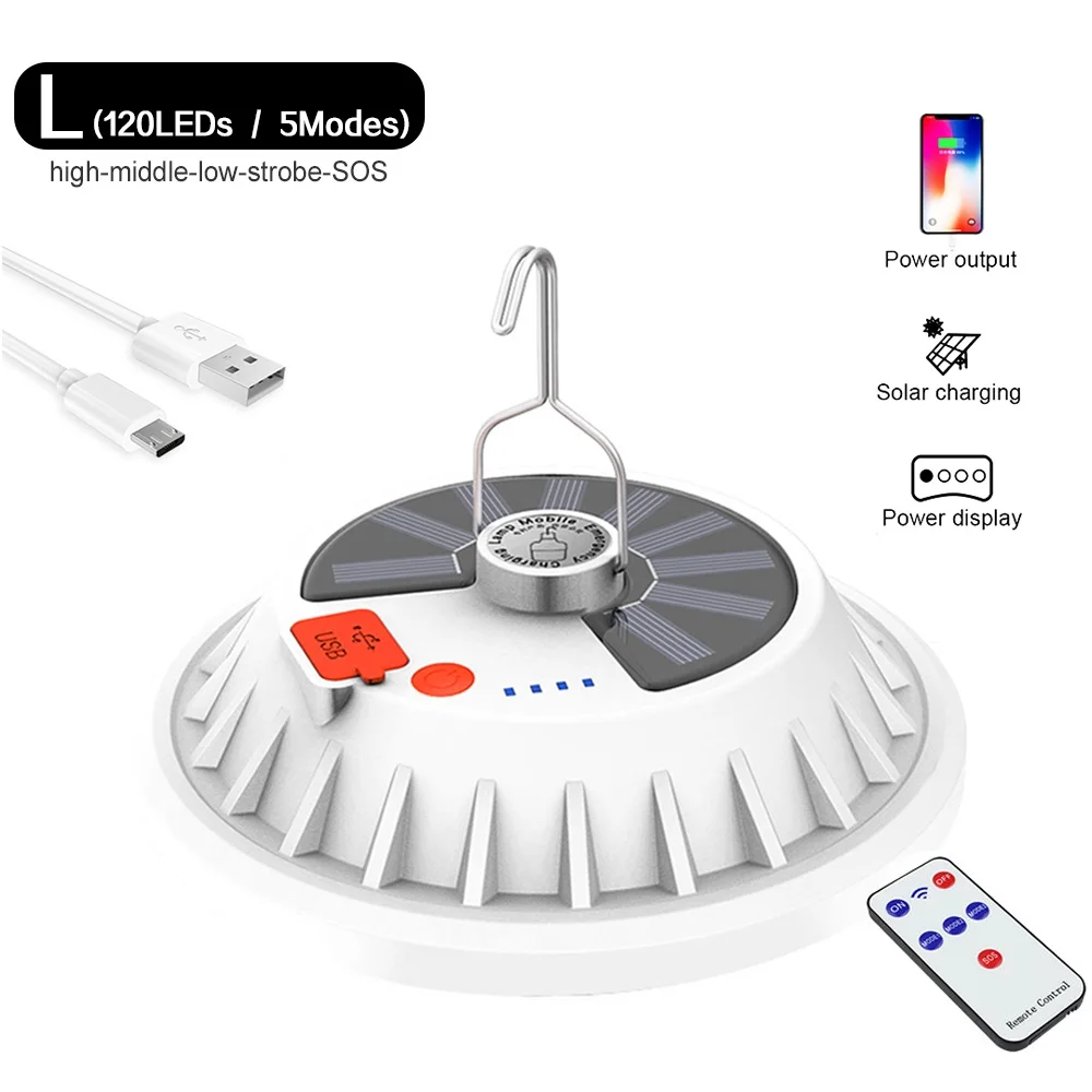 Переносной уличный фонарь для кемпинга с дистанционным управлением и