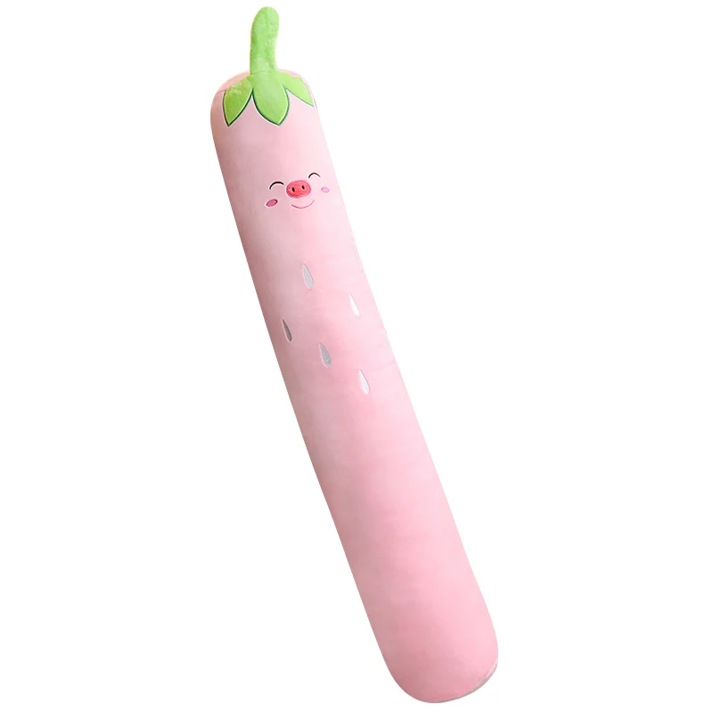 

Cartoon Fruit Long Pillow Avocado Carrot Strawberry Sleeping Cushion Children Pregnant Woman Leg Pillow Removed Washable Decor