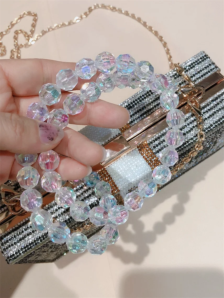 Женские вечерние сумки клатчи с кристаллами свадебные кошельки и сумочки со